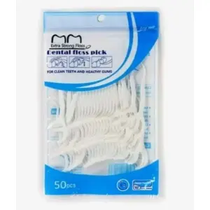 Extra Strong Dental Floss Pick- 50 Pcs