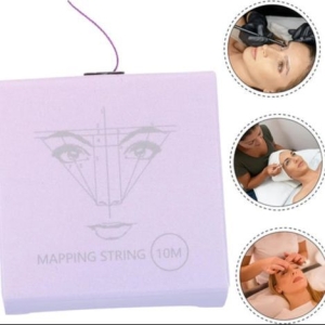 Eyebrow Mapping String for Professionals Pre-Inked Brow Mapping Thread Strings 10m