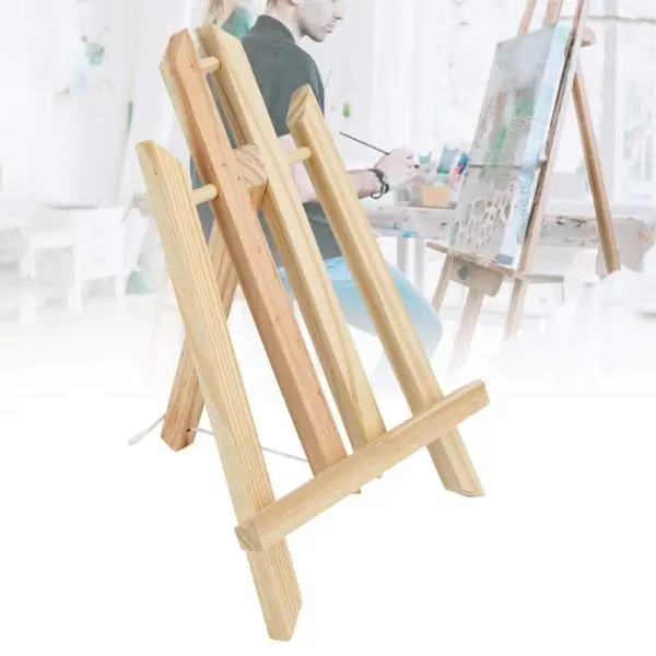 Easel Wooden Painting Stand For Display (Lyre)-145CM - Image 2