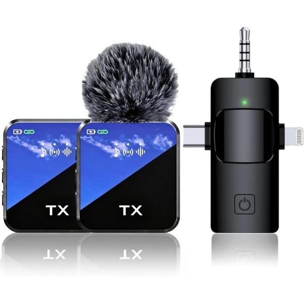 F11-2 Smart Noise - Cancelling Wireless Lavalier Microphone With Universal Receiver , 45M Long - Range Wireless Transmission And Up To 12 Hours Battery Life - Image 5