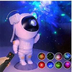 Astronaut Light Projector Star Night Lamp Kids Astronomy Galaxy Bedroom Ceiling Decorations Starry Sky LED Robot Spaceman With Cable