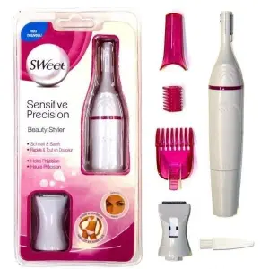 Sweet Trimmer Sweet Sensitive Precision Beauty Styler for Women Eyebrow Bikini Trimmer Hair Remover