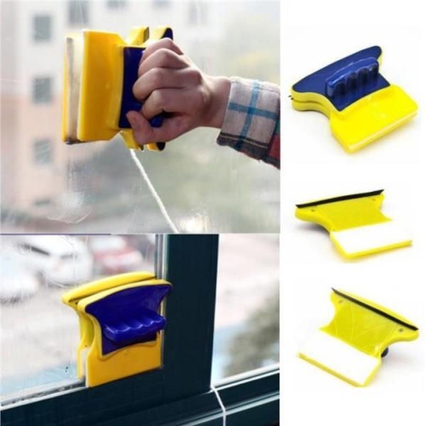 Magnetic Window Cleaner Double Side Glass Wiper Surface Brush Cleaning - Image 3