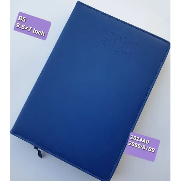 Dated Diary For 2024/ B5 Size / 2024 year Planner, Included Dates of 2080/81 BS - Image 2