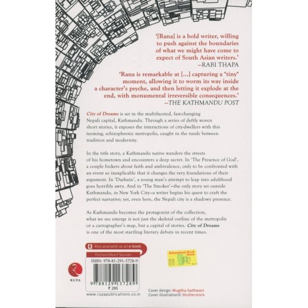 CITY OF DREAMS STORIES By PRANAYA SJB RANA by, Fiction/Short Stories, Paperback, Published By Rupa Publication - Image 2