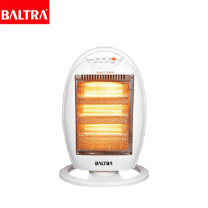 BALTRA Halogen Heater | Dream | 3 heating levels: 400, 800 & 1200 W | Wide angle oscillating function | Auto switch off when unit tilts over | High temperature resistant housing | 1200 W | 12 Month Warranty