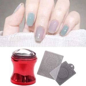 Professional Nail Art Stamper with Plate Set DIY Nail Art Beauty Tool Manicure Pedicure Nail Technician Equipment