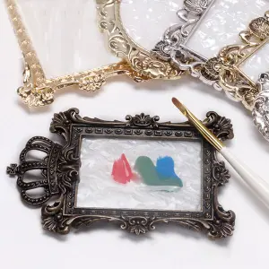 Retro Nail Art Resin Frame Palette for Professionals