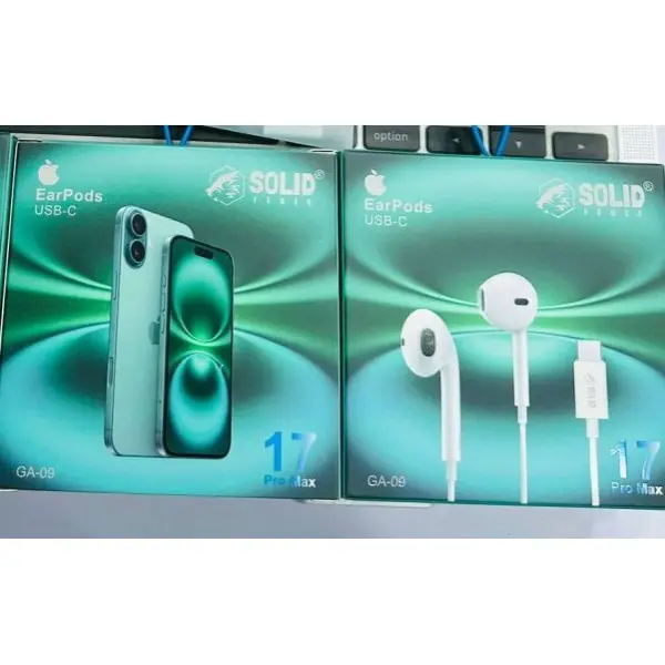 Solid Power GA-09 USB-C Earphn For 17 Pro Max ( 6 Months Warranty) - Image 2