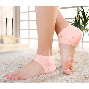 Silicone Heel Anti Crack Set Anti-Chapped, Dry, Rough, Hornythick, Crust- 1 Pair