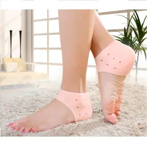 Silicone Heel Anti Crack Set Anti-Chapped, Dry, Rough, Hornythick, Crust- 1 Pair