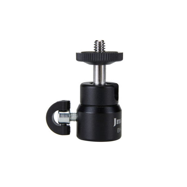 JMARY BH-02 Ball Head Holder Mount – 360° Rotation, 90° Tilt, Lightweight, 1/4" Screw for Cameras & Smartphones, Hot Shoe for Microphones & Lights - Image 8