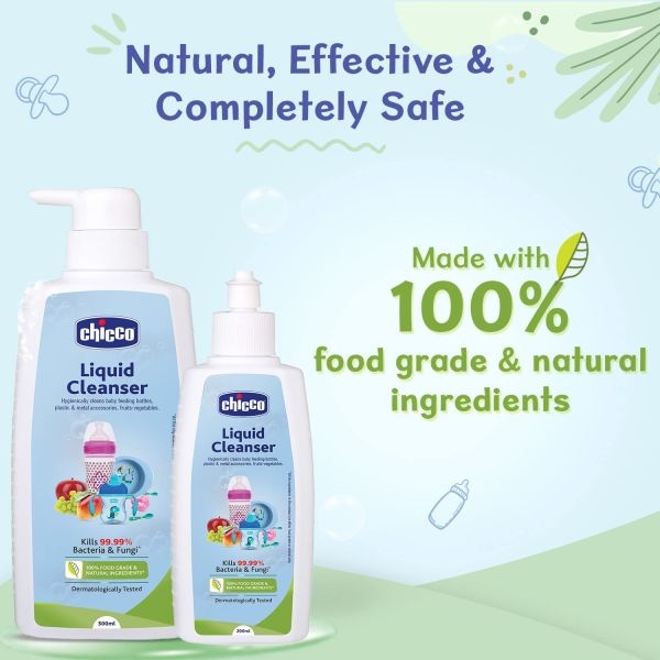 Chicco Liquid Cleanser 500ml Bottle - Image 3