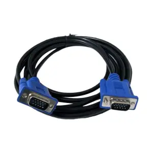 VGA to VGA Cable 3M CCTV Power Supply, High Speed Male/Male VGA Cable HD15 for Monitor Projector PC