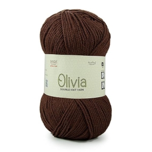 Ganga Oliva Knitting Yarn Brown Ola014 100 Grams
