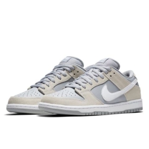 SB Dunk White Wolf Gray Premium Sneakers for Men