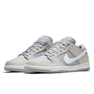 SB Dunk White Wolf Gray Premium Sneakers for Men