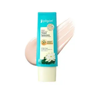 Pilgrim White Lotus Tinted Sunscreen SPF 50+ PA++++ 50ml