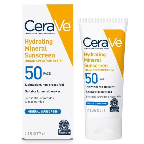 CeraVe Hydrating MIneral Sunscreen - 75ml - Image 3