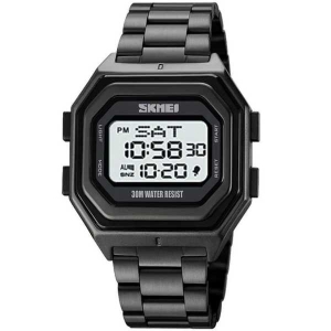 SKMEI 1875 Men's Multifunction Rectangle Digital Stainless Steel Watch