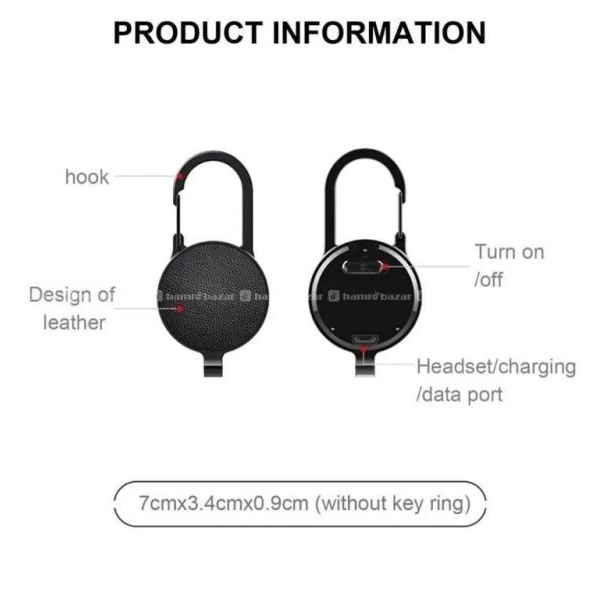 Mini USB Keychain Voice Recorder 8GB Digital Voice Recorder MP3 Player Audio Recording - Image 2