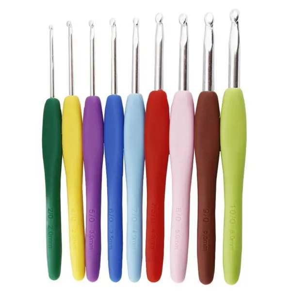 Crochet Hook Steel Tip 6mm(Color May Vary) - Image 4