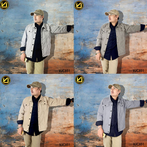 VIRJEANS (VJC851) Stretchable Cotton Jacket For Men-All Colors