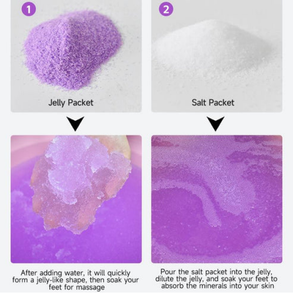 Relaxation Pedicure Jelly Packet DIY Salon Beauty Tool 100g - Image 4