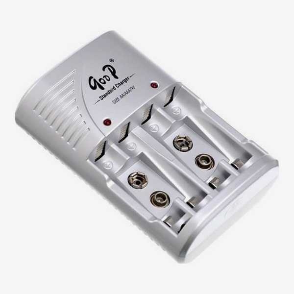 Goop GD-802B Standard Battery Charger for AA/AAA/9V Ni-MH/Ni-CD Rechargeable Batteries - Image 3