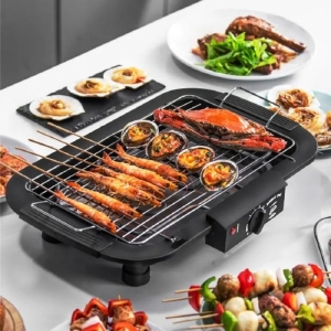 Electric BBQ Barbeque Grill Tandoor 2000W For Outdoor/Indoor Cooking