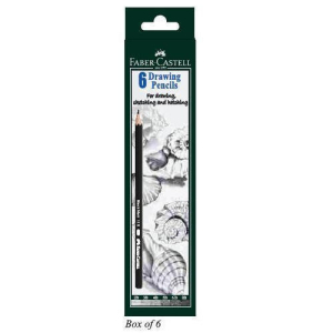 Faber-Castell 6 Pc Drawing Pencil