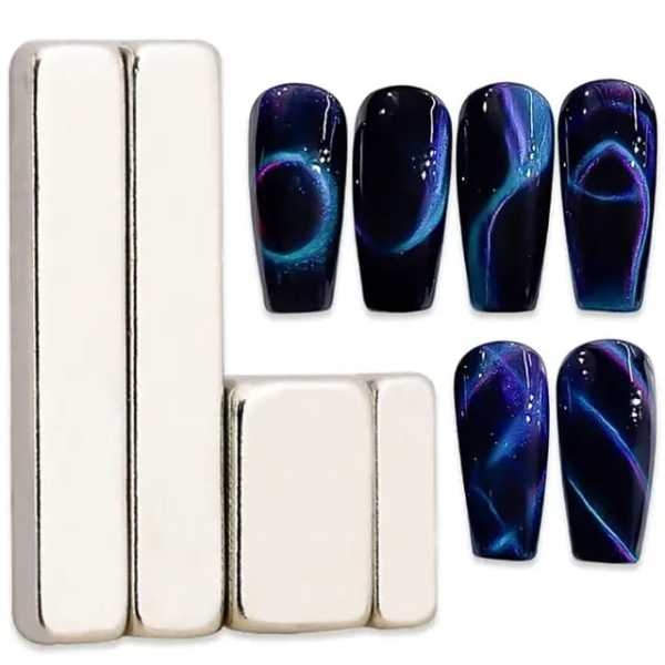 Nail Art Magnet for Professionals Various Styles Cat Eye Nail Magnet Stick 3D Strong Effect Multi Line Strip Effect Magnetic Rod DIY Manicuring Nail Art Tools - Image 4