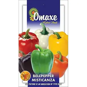 1 Packet Omaxe Bell Pepper Capsicum Mix Misticanza Exotic Seeds