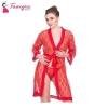 Fancyra Babydoll Lace Net Robe Lingerie Nightwear Dress Free Size