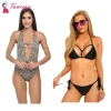 Fancyra Babydoll Lingerie Nightdress And Bikini Bra Panty Set Tiger Print Design