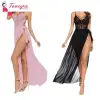 Fancyra Babydoll Lingerie Nightdress Long Night Gown Sleepwear Free Size