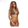 Fancyra Bikini Bra Panty Lingerie Set Animal Print Free Size