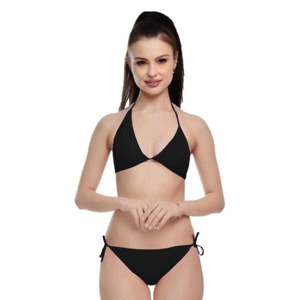 Fancyra Bikini Bra panty Lingerie Set For Women Free Size Black Color - Image 3