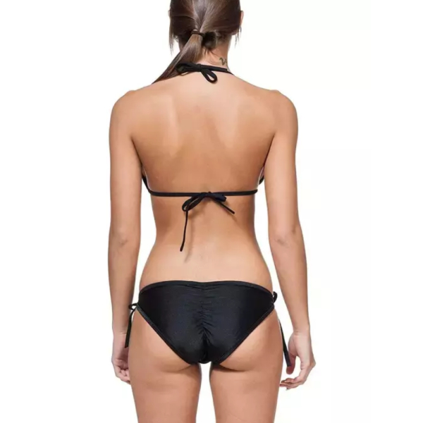 Fancyra Bikini Bra Panty Lingerie Set Free Size Black Color - Image 3