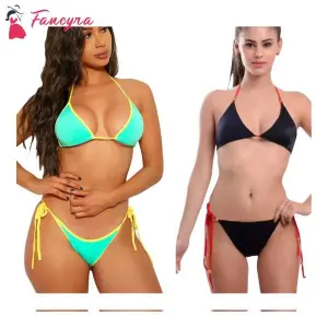 Fancyra Bikini Lingerie Swimsuit Bra Panty Combo Set Free Size