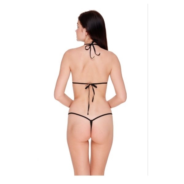 Fancyra Black Bodysuit Lingerie For Women- Free Size - Image 3