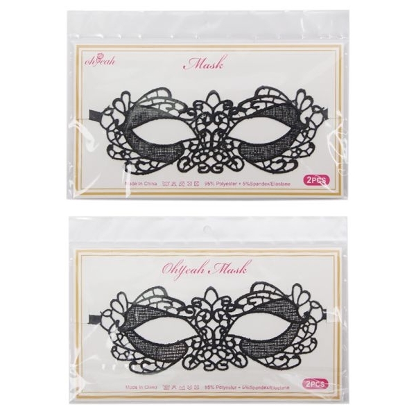 Fancyra Black Lace Elegant Luxury Eye Mask - Image 3