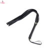 Fancyra Black Leather Flogger Whip MultiTail