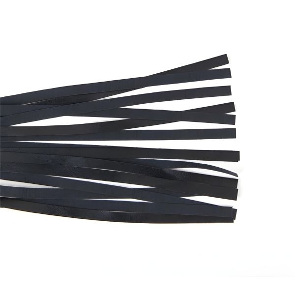 Fancyra Black Premium Light Weight Leather Flogger - Image 4