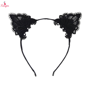 Fancyra Black Stylish Lace Hair Band