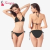 Fancyra Bra Panty Bikini Set For Women Free Size Black Color