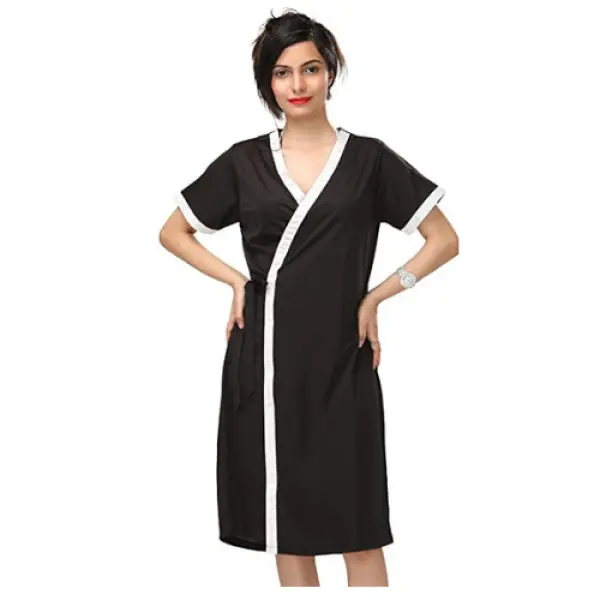 Fancyra Combo Lingerie Set With Robe And Bikini Bra Panty - Image 3
