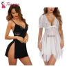 Fancyra Combo Set Of Nightwear Baby Doll Lingerie For Women Free Size Black And White Color