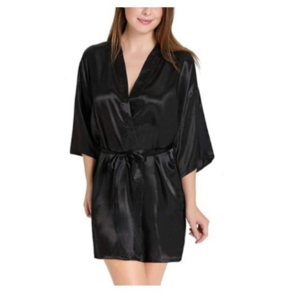 Fancyra Combo Set Of Stylish Nightwear Nightgown And Nightwear Free Size Black Color - Image 3