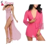 Fancyra Combo Set Of Stylish Nightwear Nightgown And Nightwear Free Size Pink Color